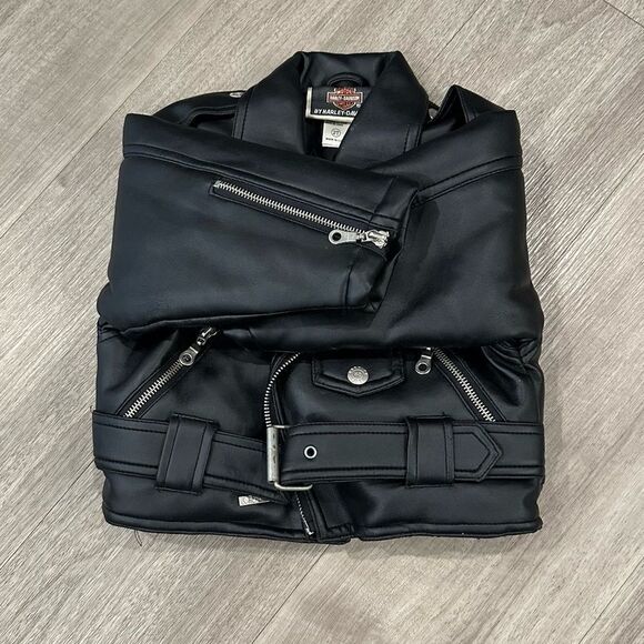 Vintage Harley-Davidson Black Leather Jacket - Picture 9 of 9